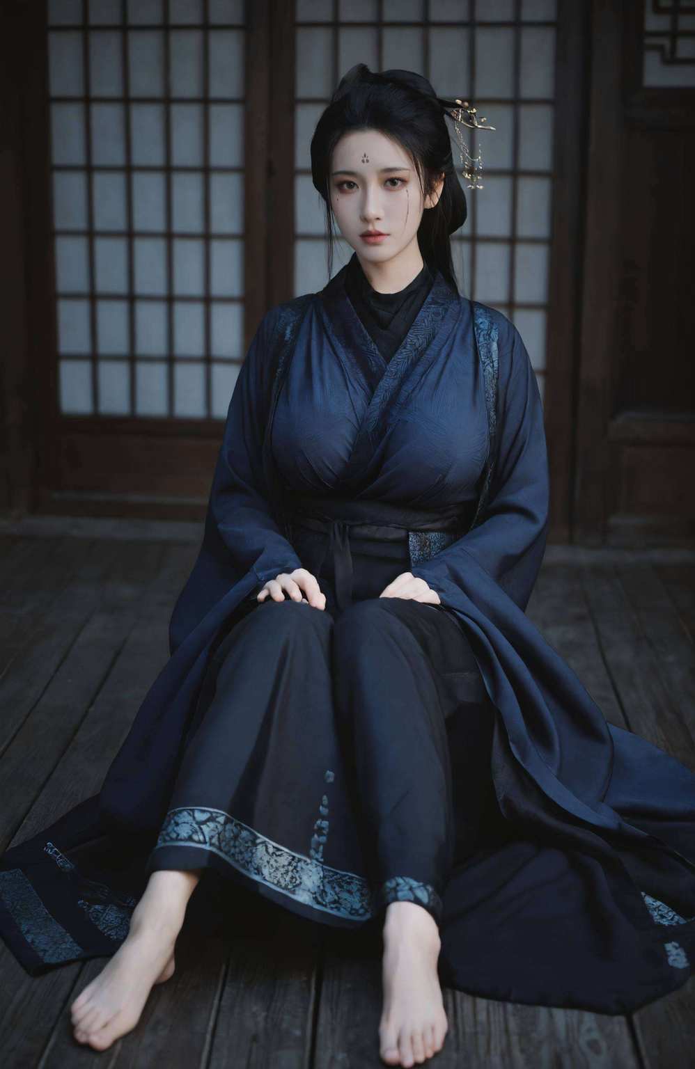 四妹那眼神儿嘻嘻
