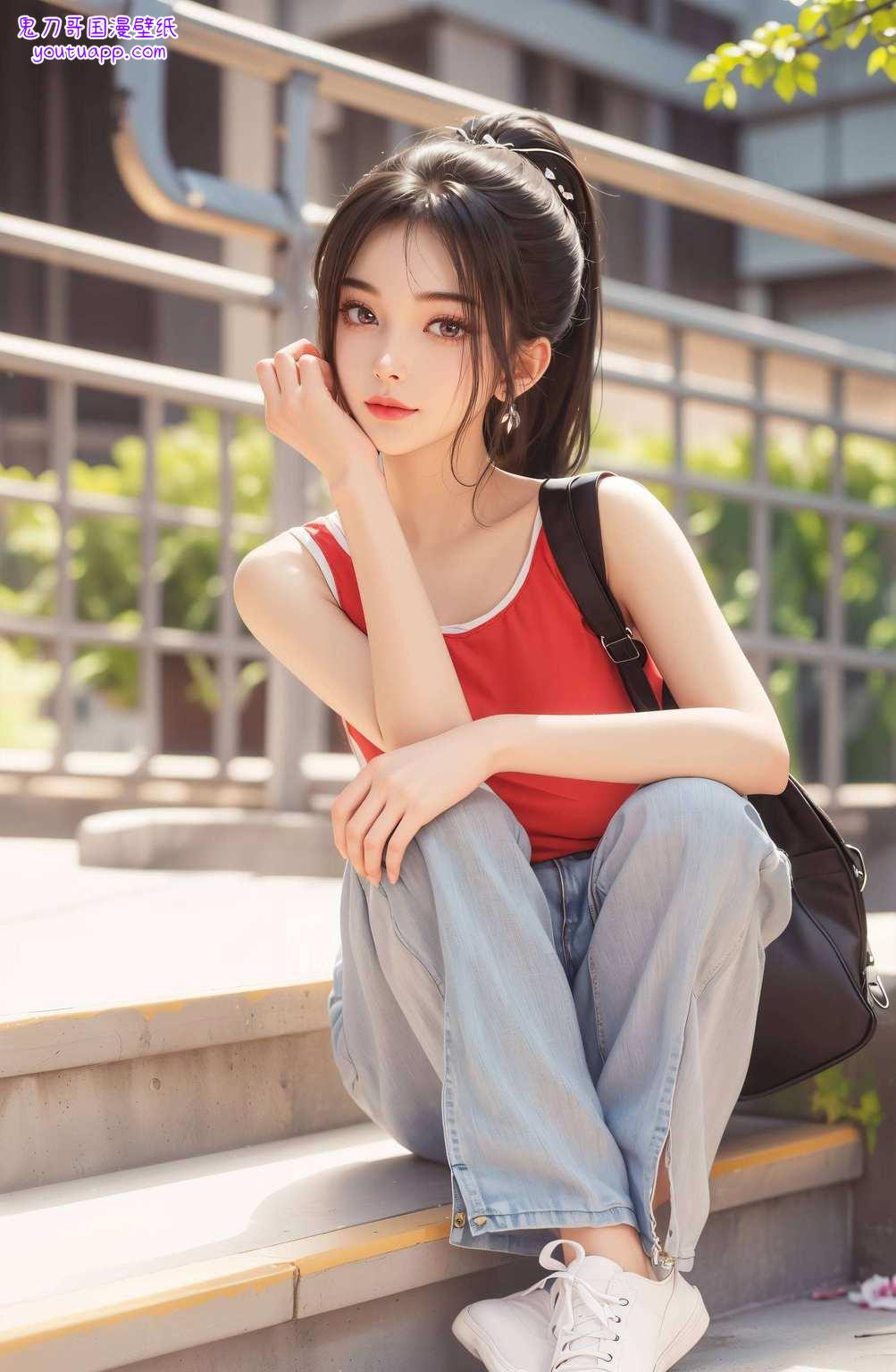 她的眼神中藏着深深的智慧宁姚的美