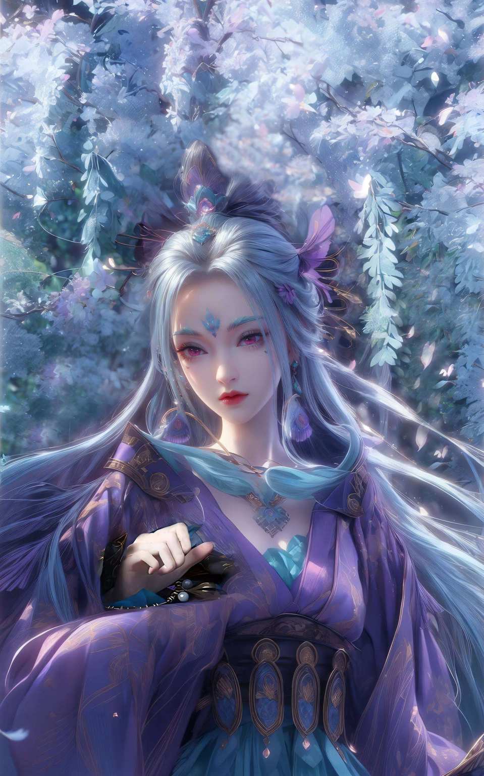 你的手机从此有了高颜值的“守护神”啦！选一款心仪的国漫女神奉眠的美照简直让人陷入温柔乡