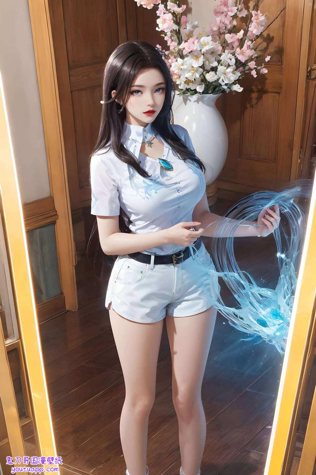 她的眼神里藏着不少秘密各位视觉探索者们！今天给大家介绍一位国漫界的绝世佳人——斗罗大陆的凌落宸