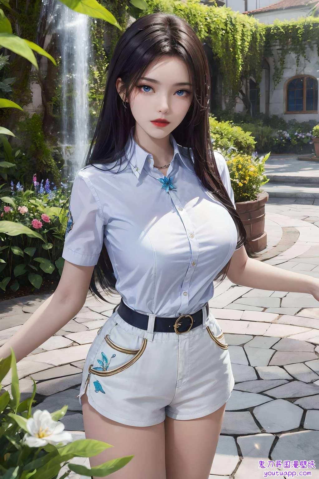 凌落宸那双灵动的大眼睛每天都能和这位国漫女神“亲密接触”哦！