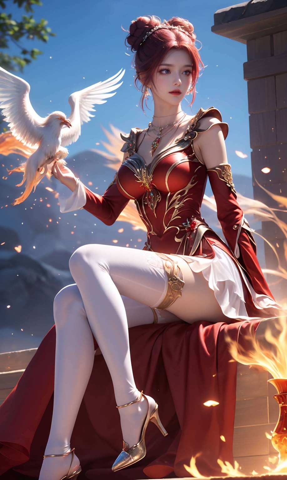 那绝对是实至名归！快来感受一下这位国漫美女的魅力吧保证让你的ipad都熠熠生辉！
