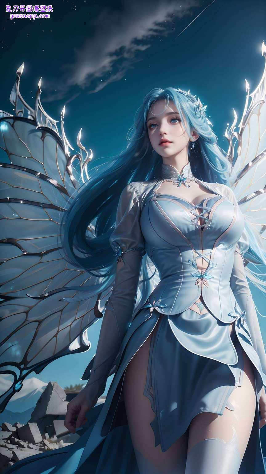 就是我们那个美若天仙、飘逸潇洒的国漫女神——唐舞桐！💃 画面中的她正穿着喜庆的婚衣满脸幸福地望着我们