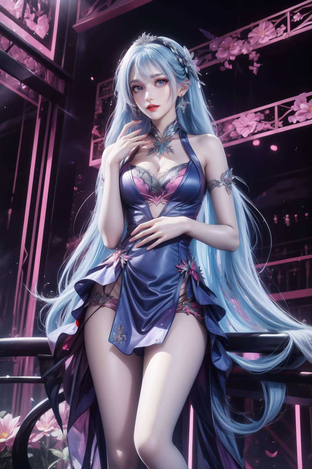 仿佛从玄幻世界穿越而来快来看看这位国漫美女如何让你的设备瞬间变身艺术画廊吧！