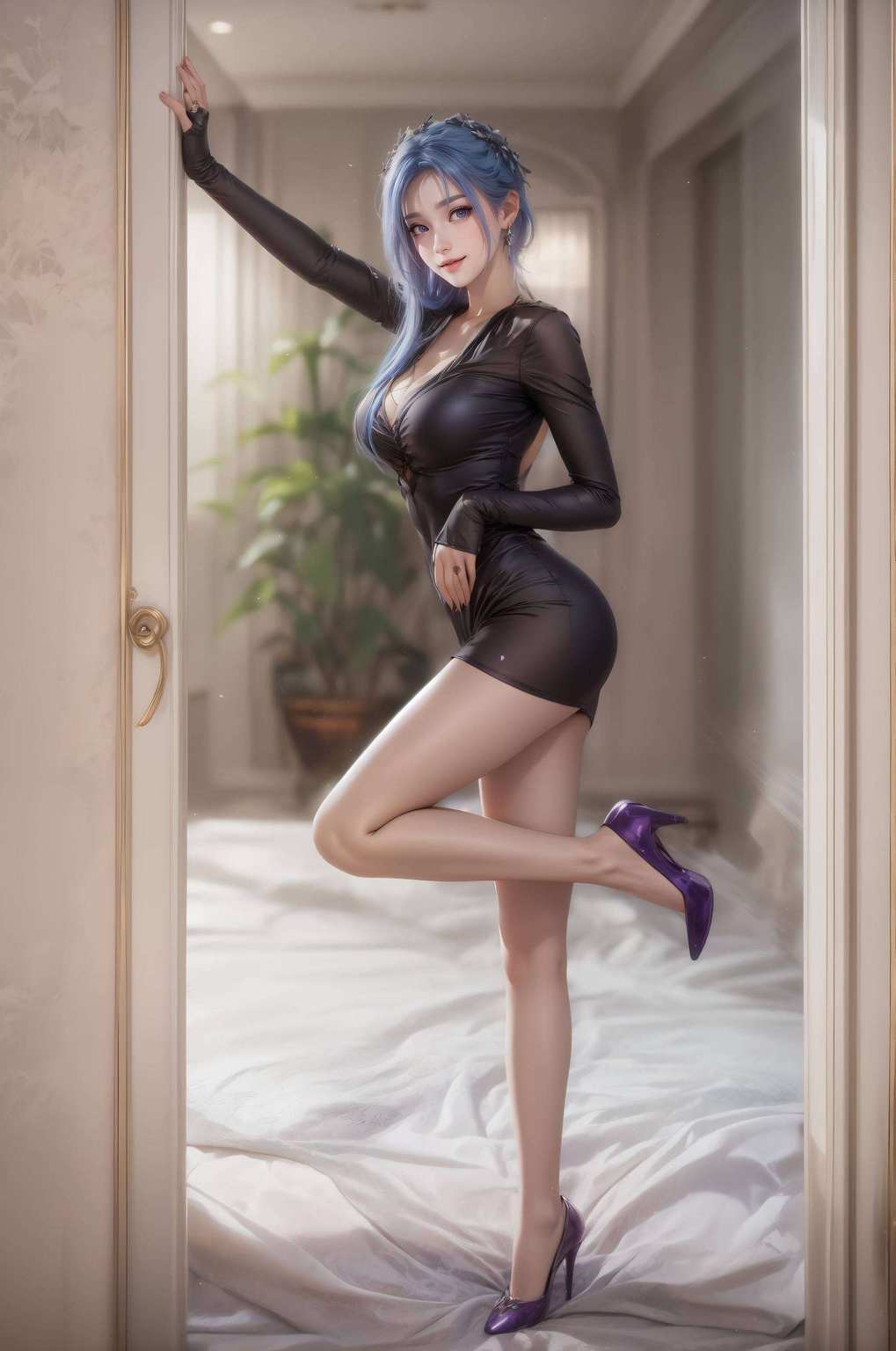 如同她的魅力展示着国漫女神的独特风采
