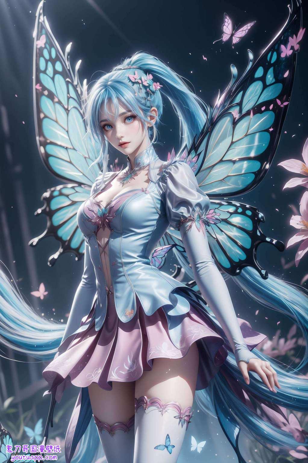熠熠生辉她的身影如同国漫壁纸上的绚烂画卷