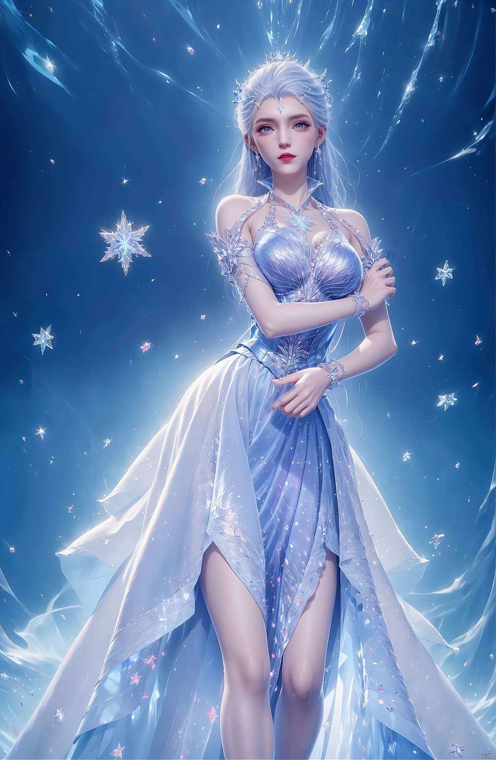 让每一帧壁纸都绽放着玄幻的魔法雪女翩翩舞