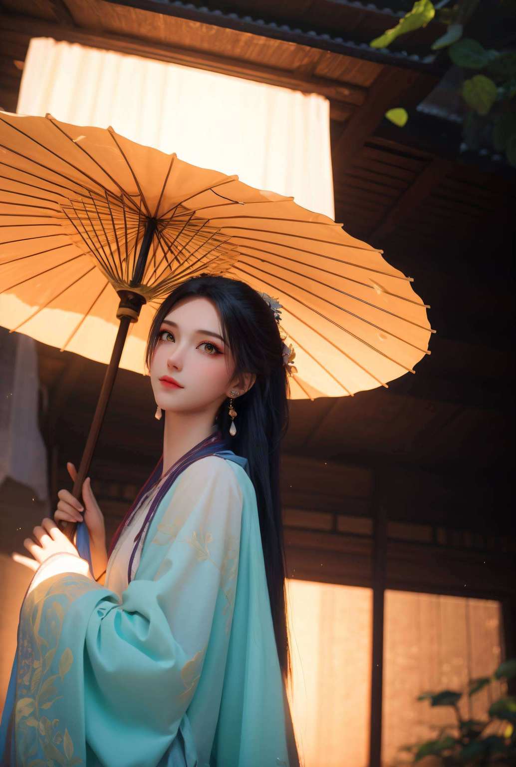 绘南宫夕儿宛在目前