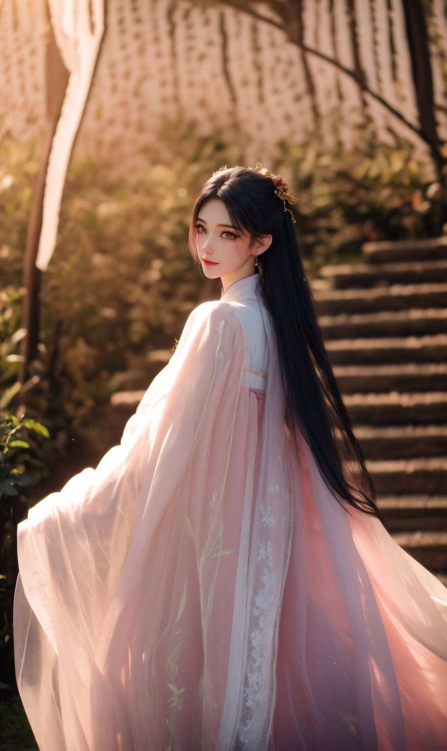 南宫夕儿仿佛一缕春风吹过古风画卷