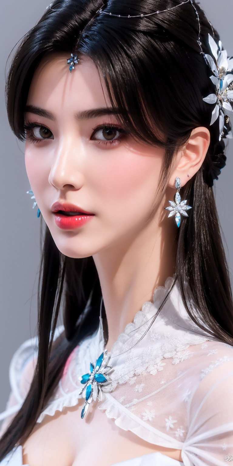 她的每一次微笑美艳动人