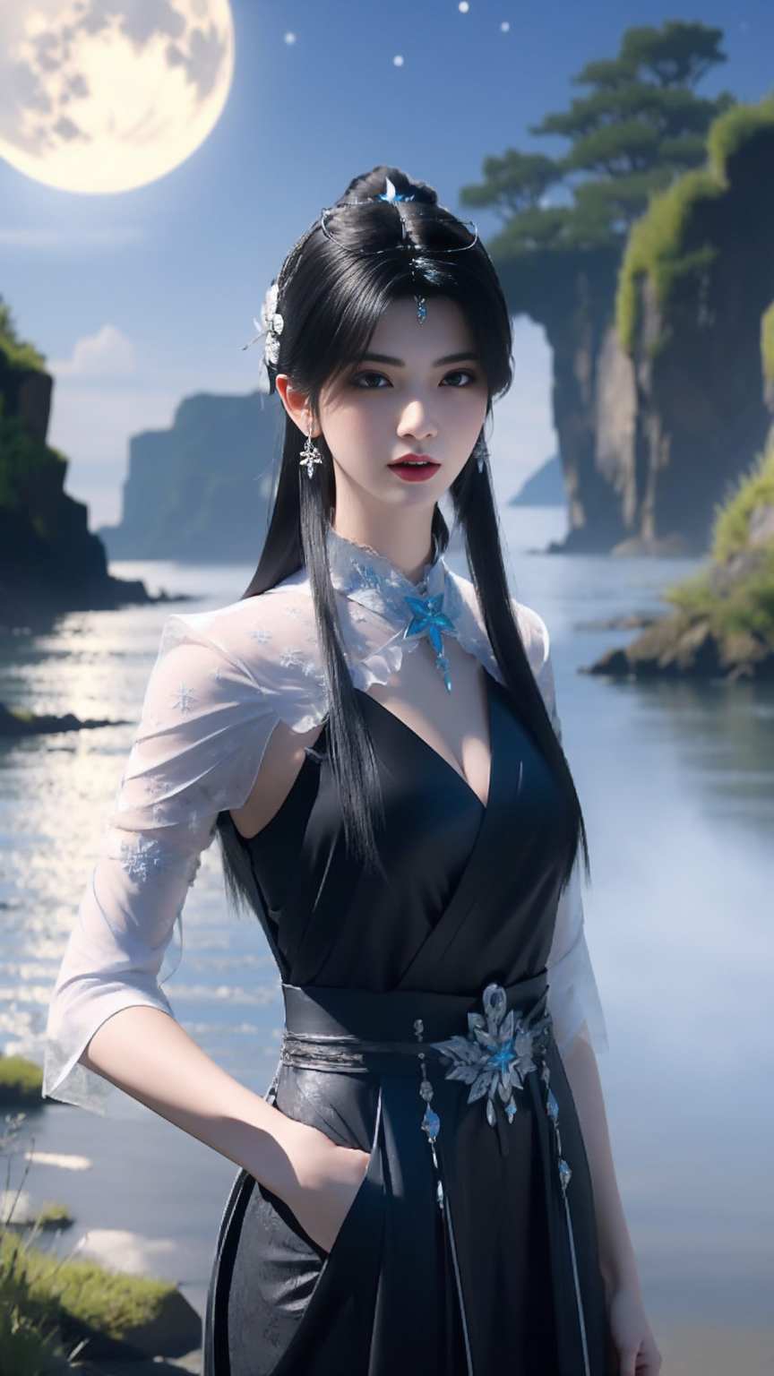 清辉独耀宛若夜空之明月