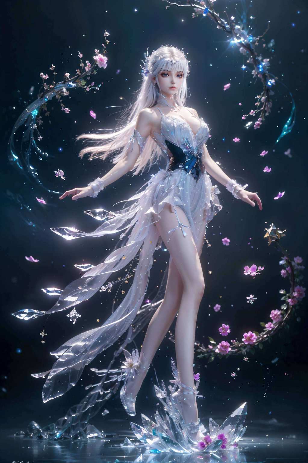 她是静态壁纸上的高清倩影都是对圣采儿那绝美容颜的一次深情凝视
