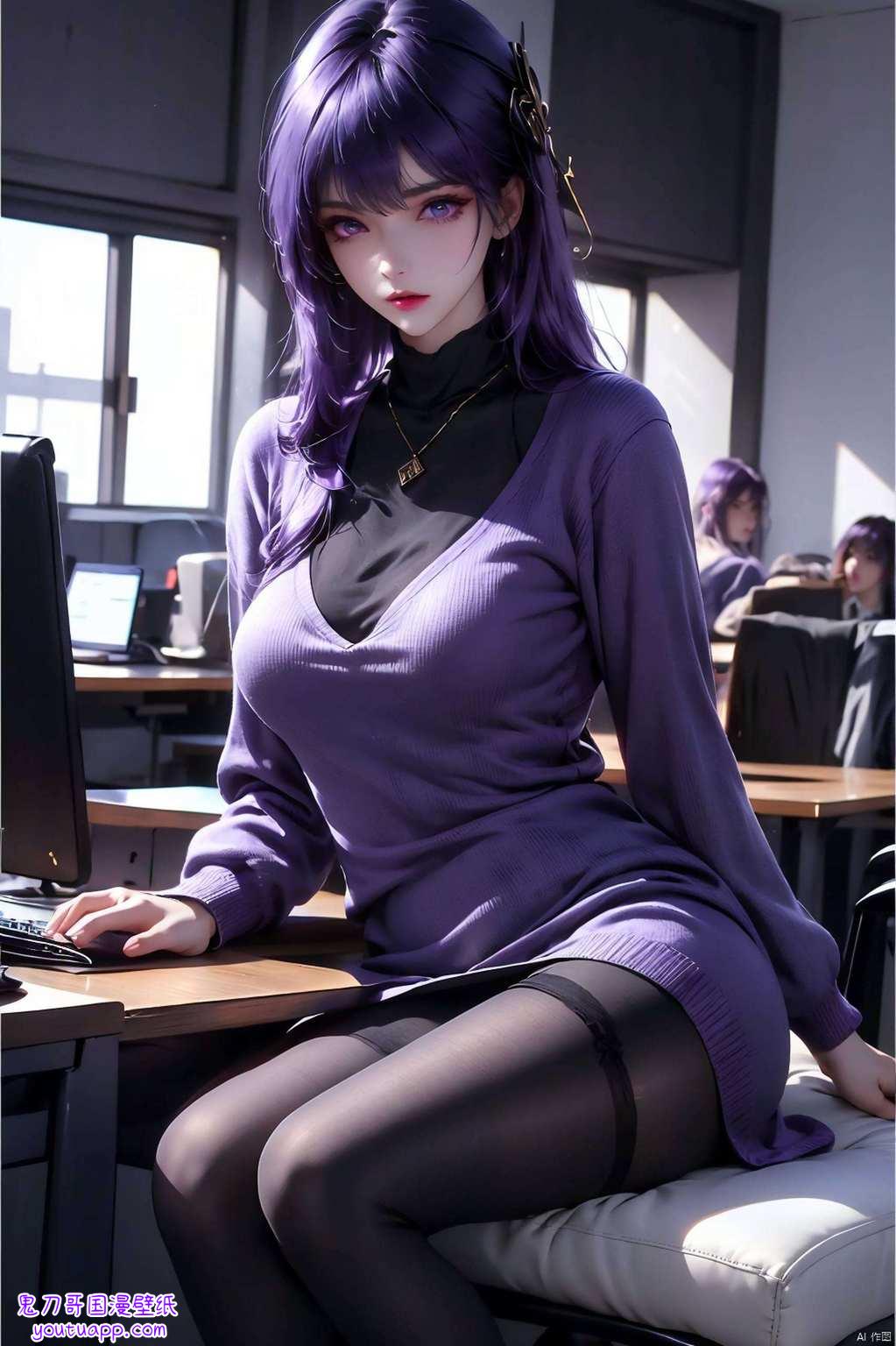 嘻嘻那就是咱们的国漫女神圣采儿！瞧瞧这《神印王座》里的绝世美女