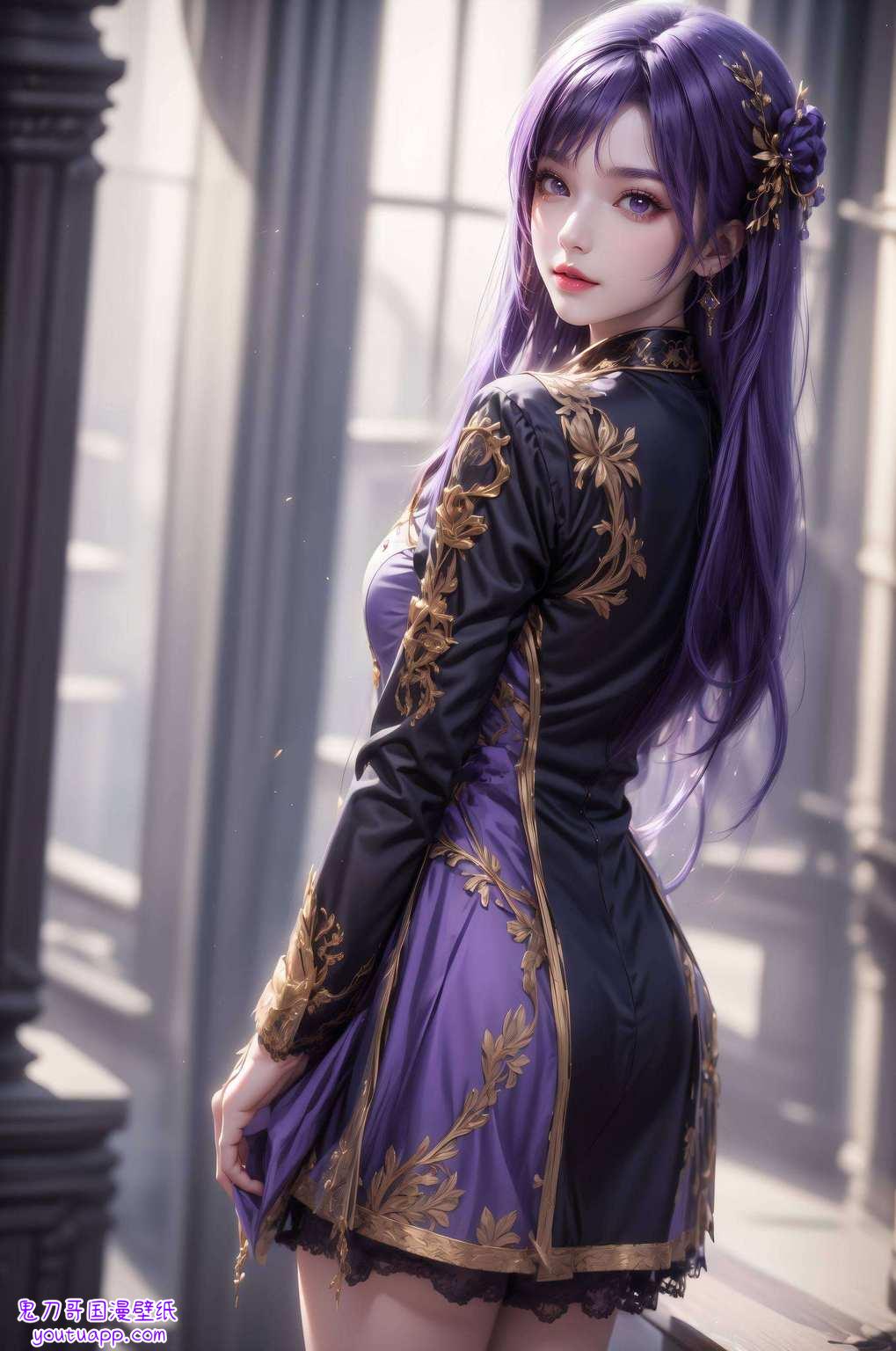 iPad壁纸间美女翩翩