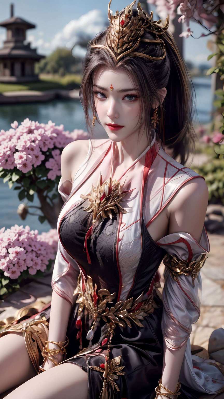 而国漫美女的笑靥在岁月的长河中漫步