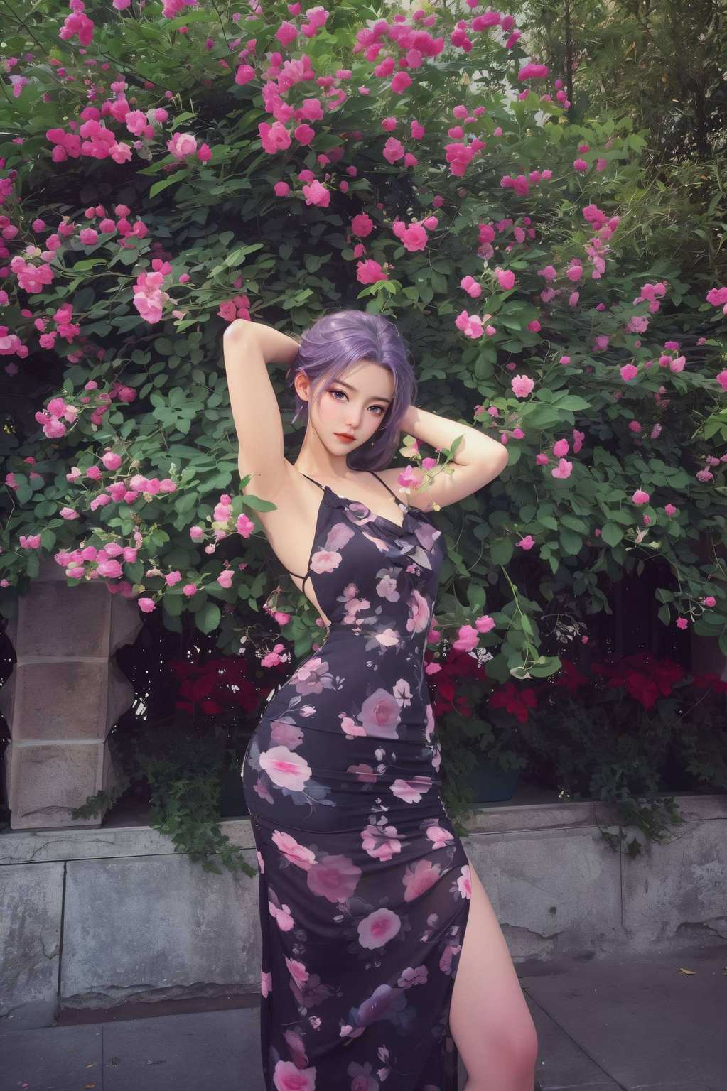 和国漫美女们站在一起嘻嘻哈哈中透露着不凡的气质