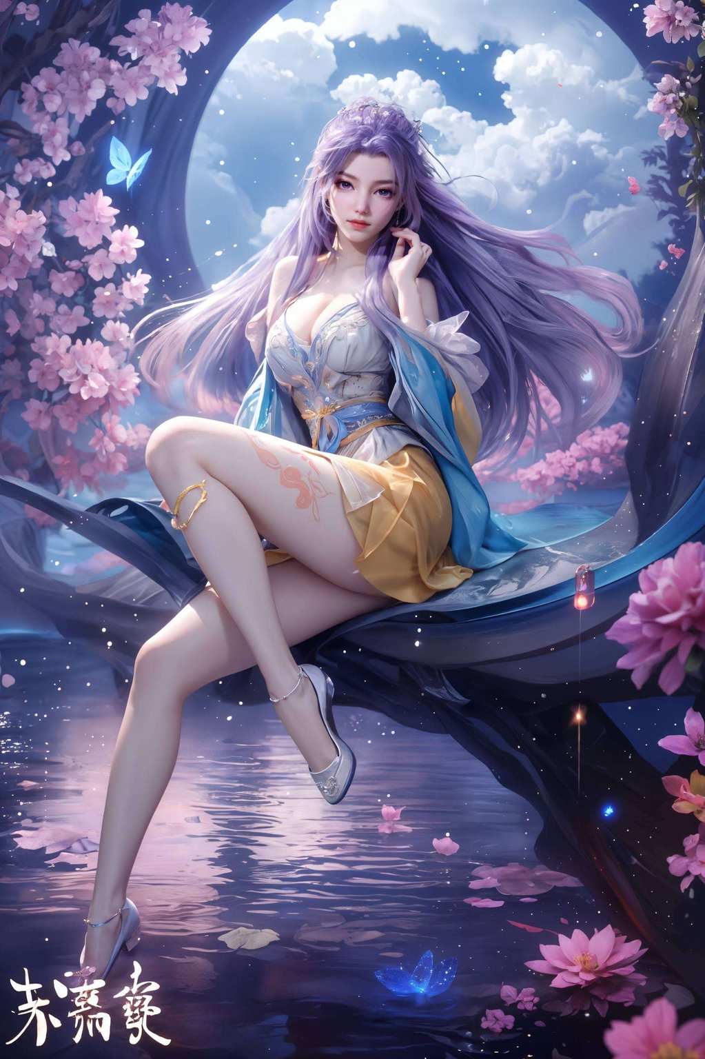 今儿个给大家介绍一款新壁纸简直就是一个行走的国漫女神收割机！嘻嘻
