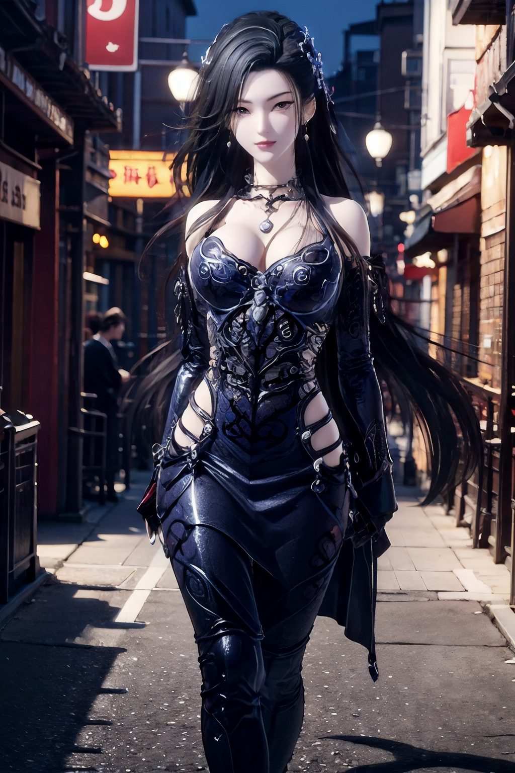瞧瞧这秦时明月壁纸上的潮女妖融合了AIGC的创意
