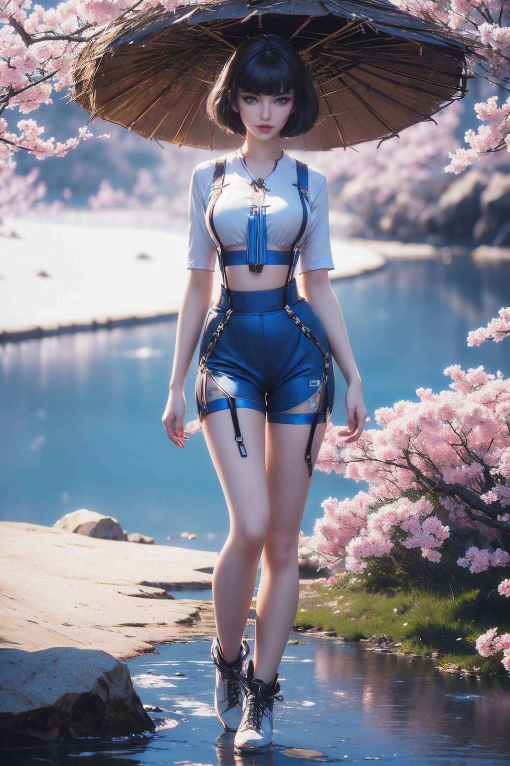 动漫之华青丝飘逸