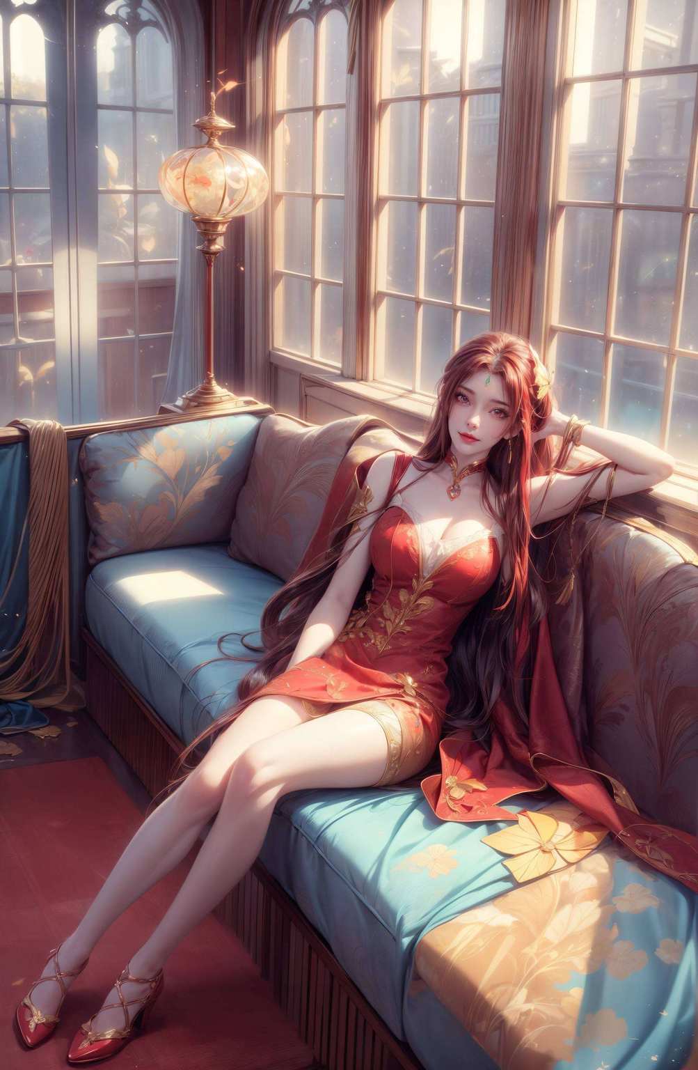 简直是我们国漫女神的代表！快来感受这高清艺术壁纸的魅力吧不仅美得让人心颤