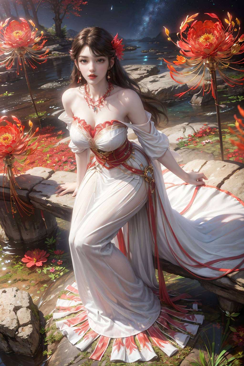 在绚烂的玄幻世界里火灵儿的美
