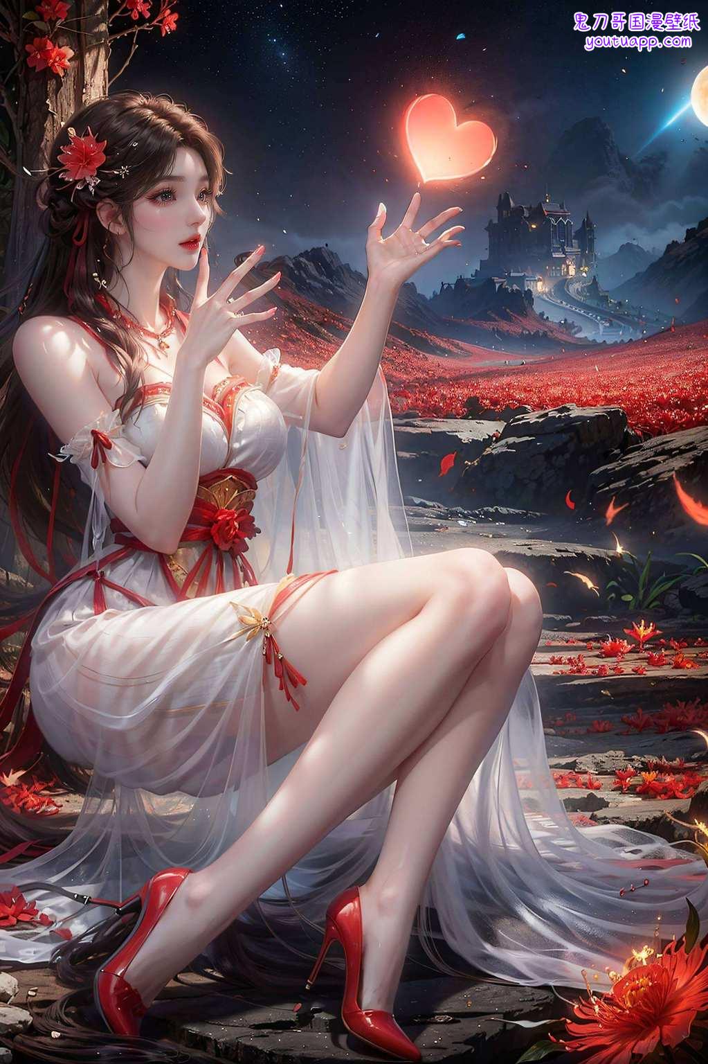 她的眼神深邃火灵儿