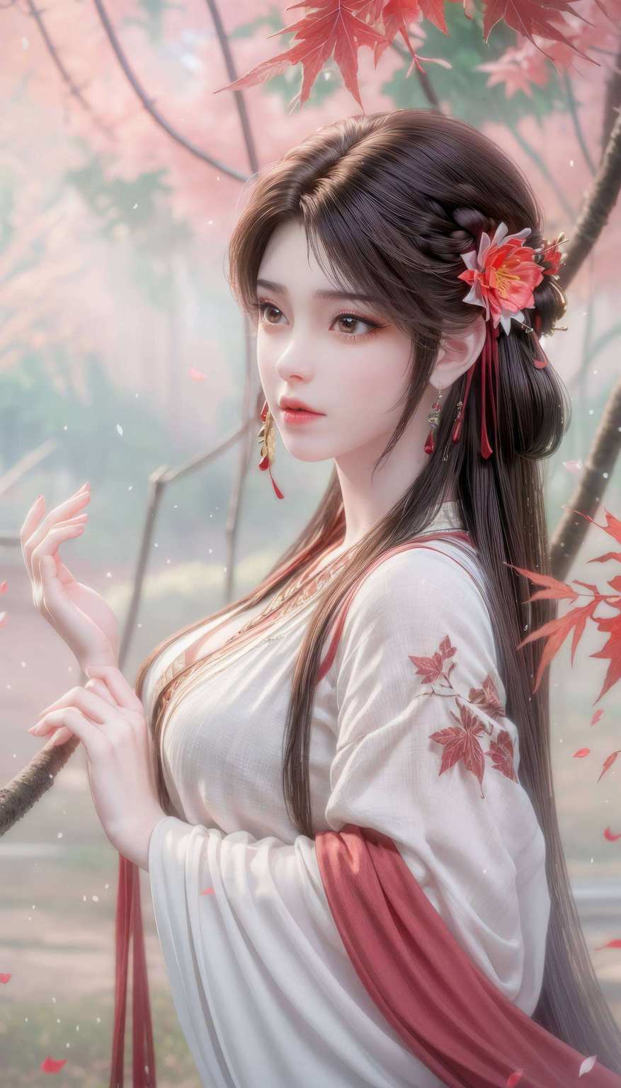 无论是安卓还是iOS快来看看这位动漫美女的壁纸