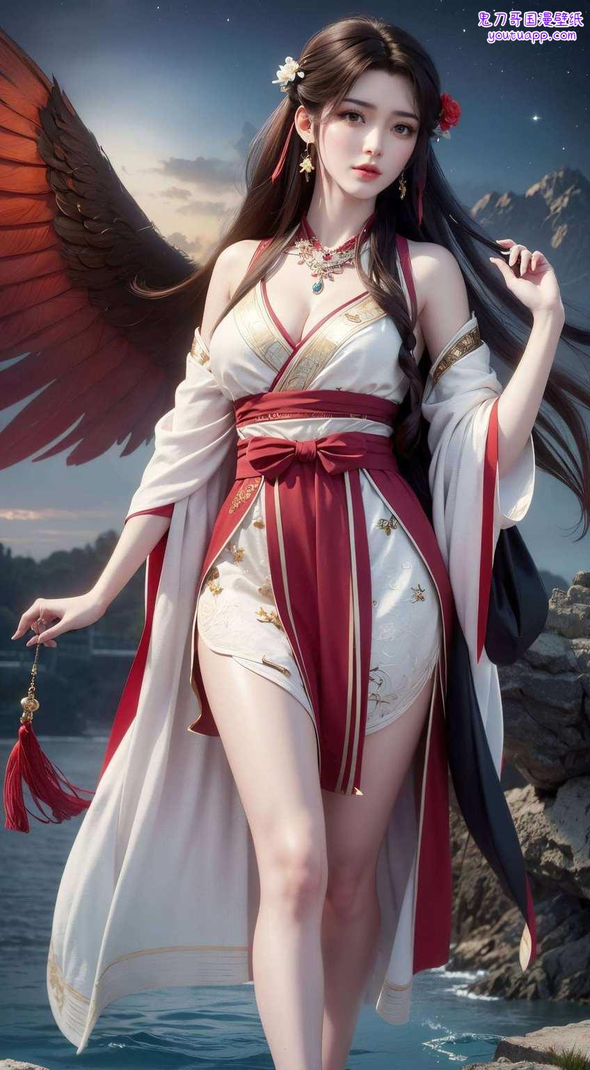 完美世界映仙颜,国漫壁纸绘美卷动漫美女竞芳年,玄幻之中仙气漫