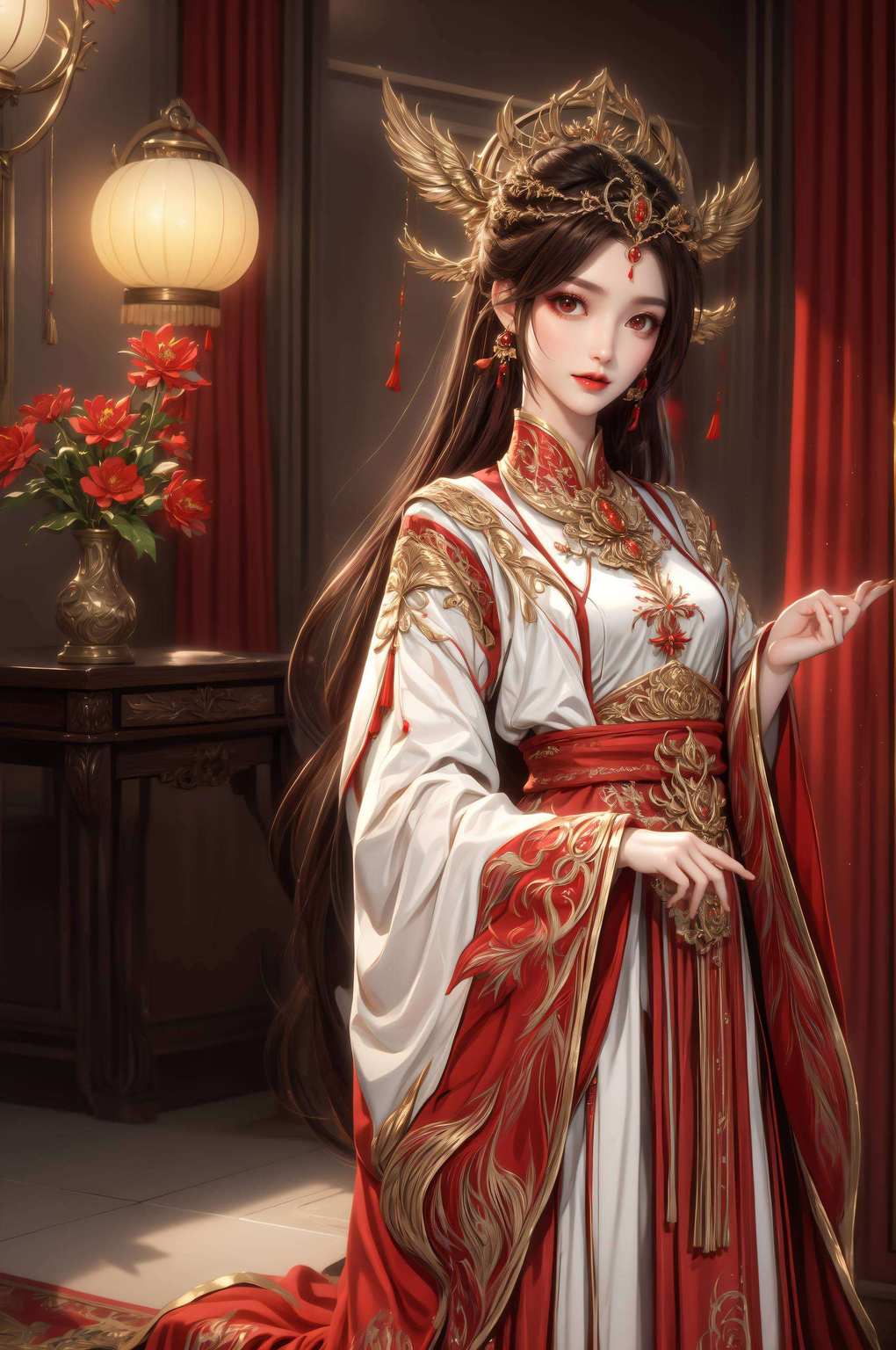让你的iPad瞬间变身艺术画廊感受那份不羁的玄幻魅力！这位国漫美女