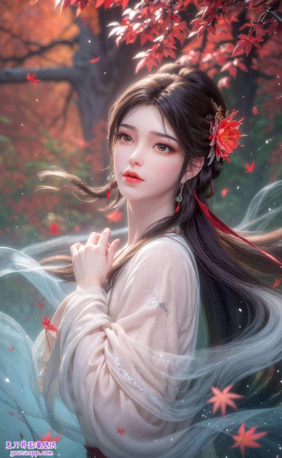 火灵儿的新形象精美壁纸仿佛一幅流动的诗篇捕获了无数动漫迷的心