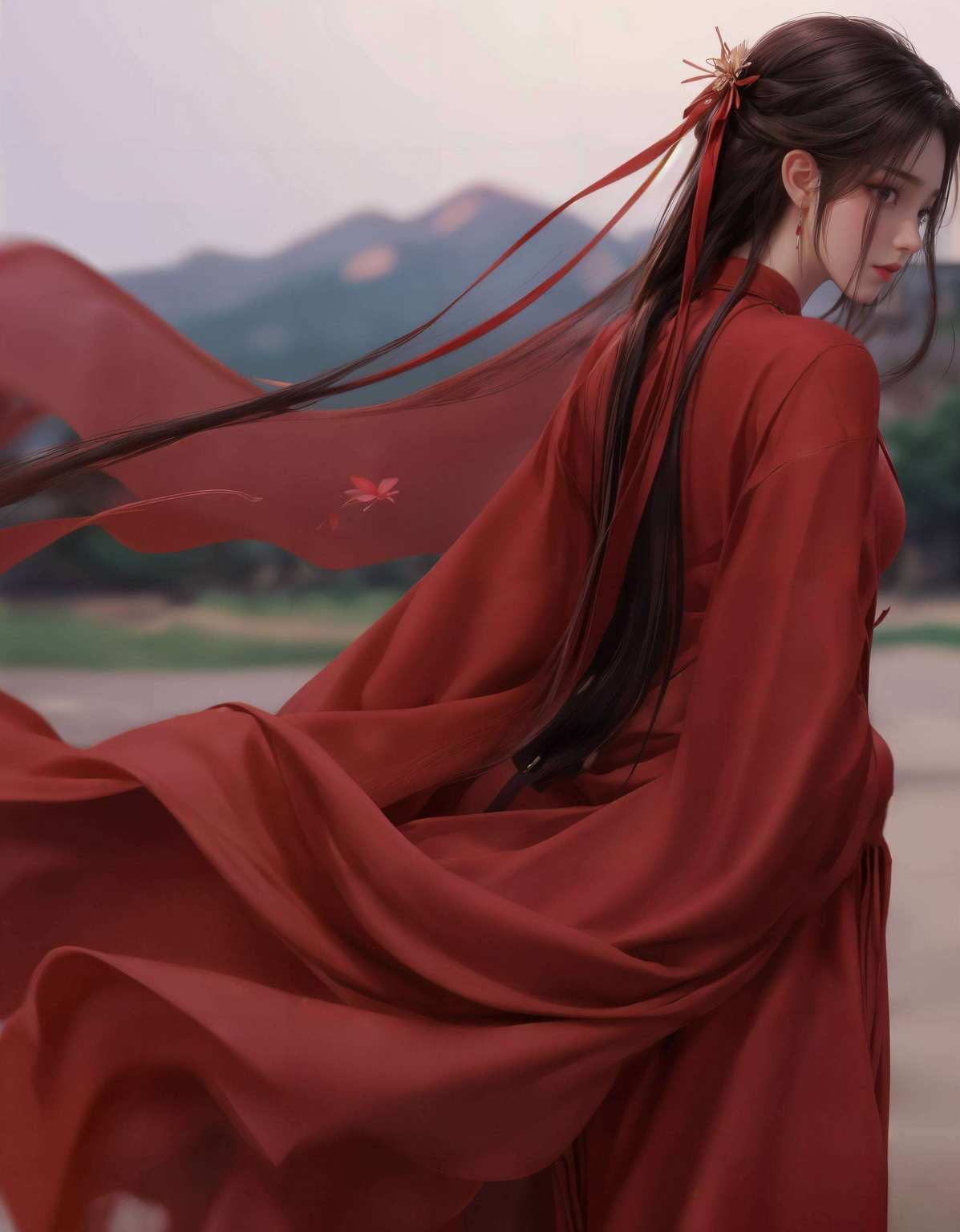 她的眼神里藏着玄幻的秘密整个世界都亮了