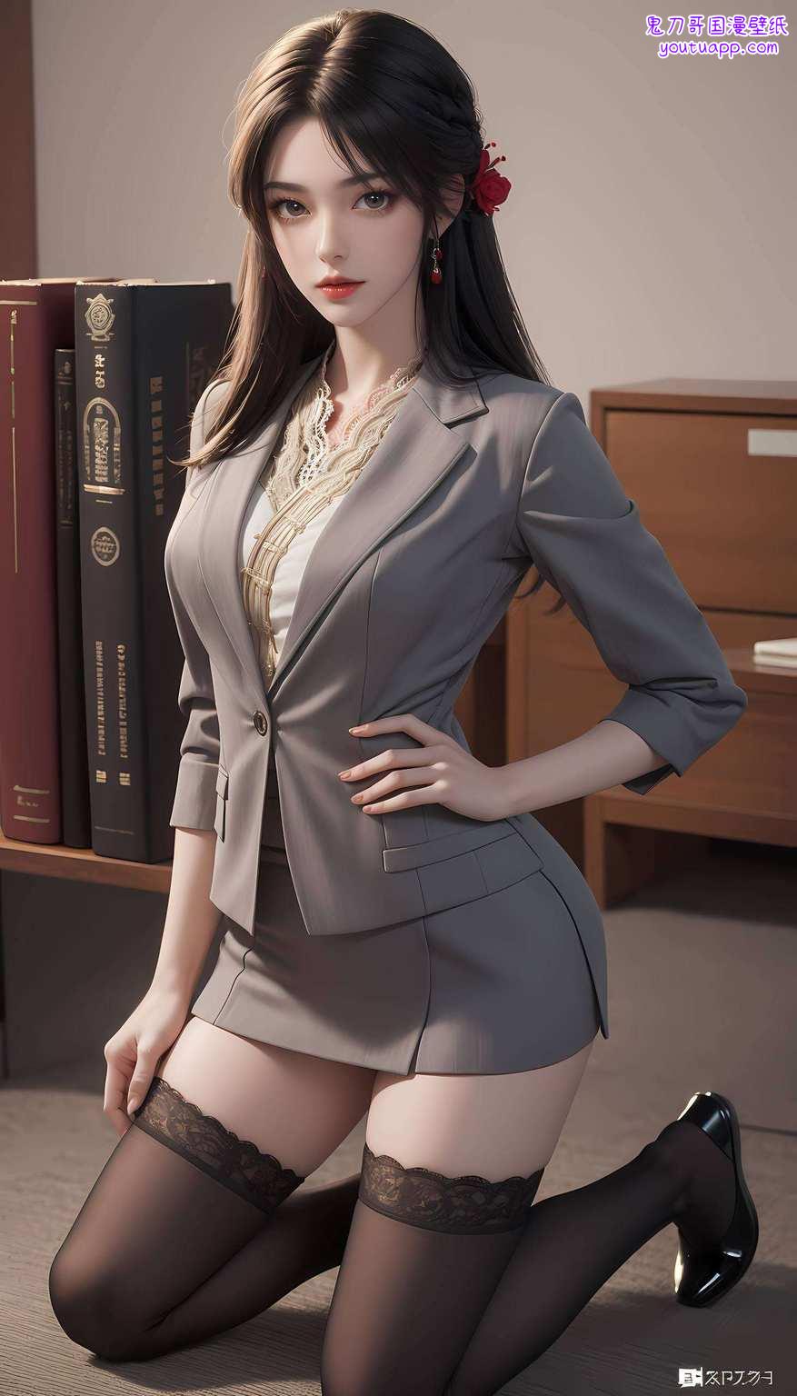 背影如画映衬玄月