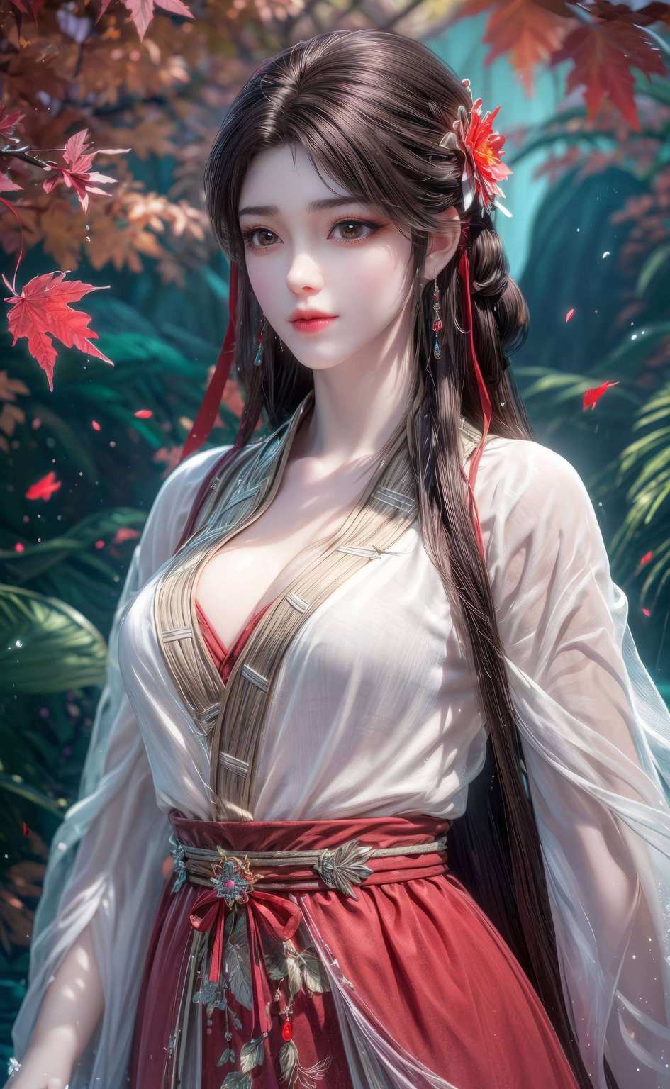 可是让人心跳加速、血压飙升的节奏哦！快来感受一下这位国漫女神的玄幻魅力吧现在她可是眼神犀利、气场全开的黑化版火灵儿壁纸！别看她平时嘻嘻哈哈