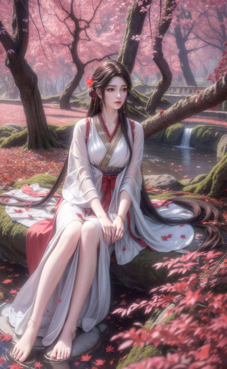 她是那完美世界中的一抹炽热红焰国漫界的璀璨女神
