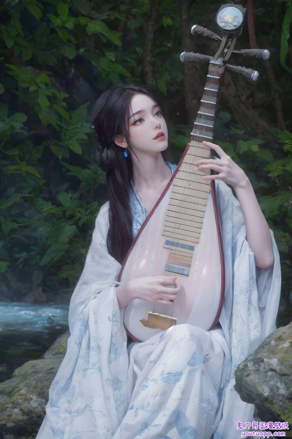 简直就是《完美世界》里的一抹亮色火灵儿壁纸成了ipad艺术壁纸的宠儿
