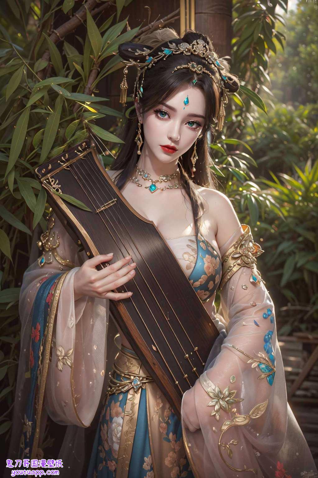 壁纸间眉眼如画