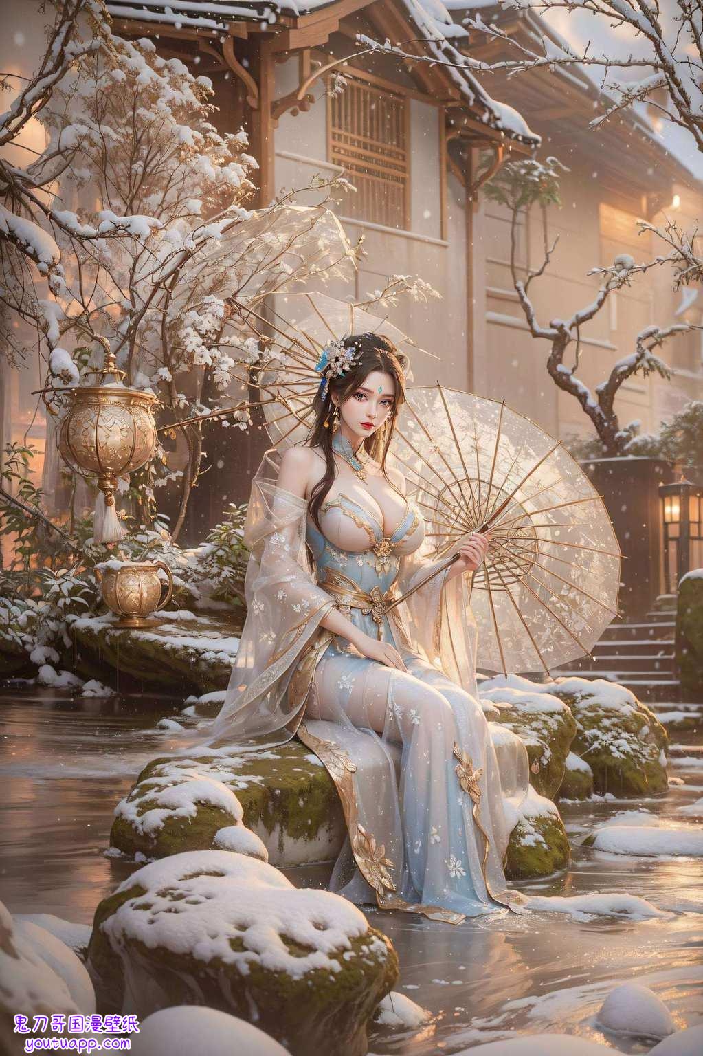 让你的屏幕仿佛穿越到了另一个维度还是动漫美女的灵动