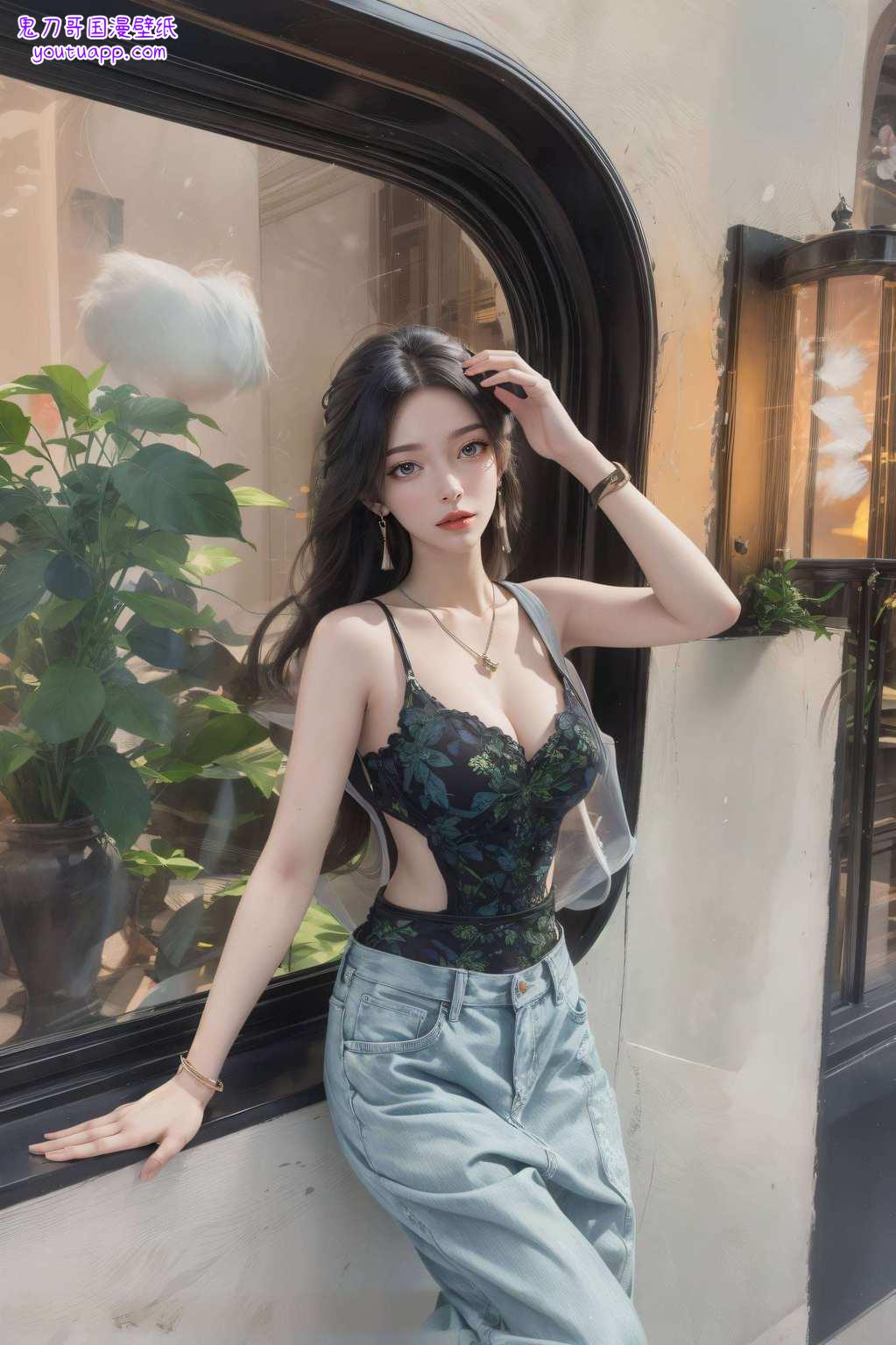 还带有浓郁的国漫风情让你的电脑瞬间美爆朋友圈！快来体验国漫女神的魅力吧！