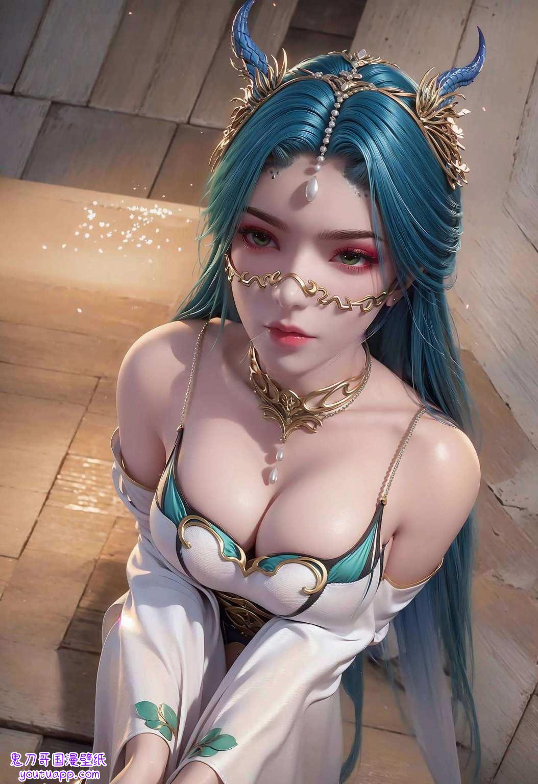 如画中仙子让粉丝们的iPad艺术壁纸熠熠生辉