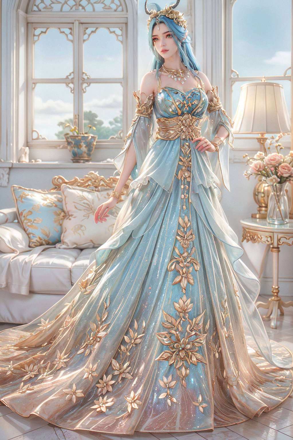 龙女翩跹国漫之女神