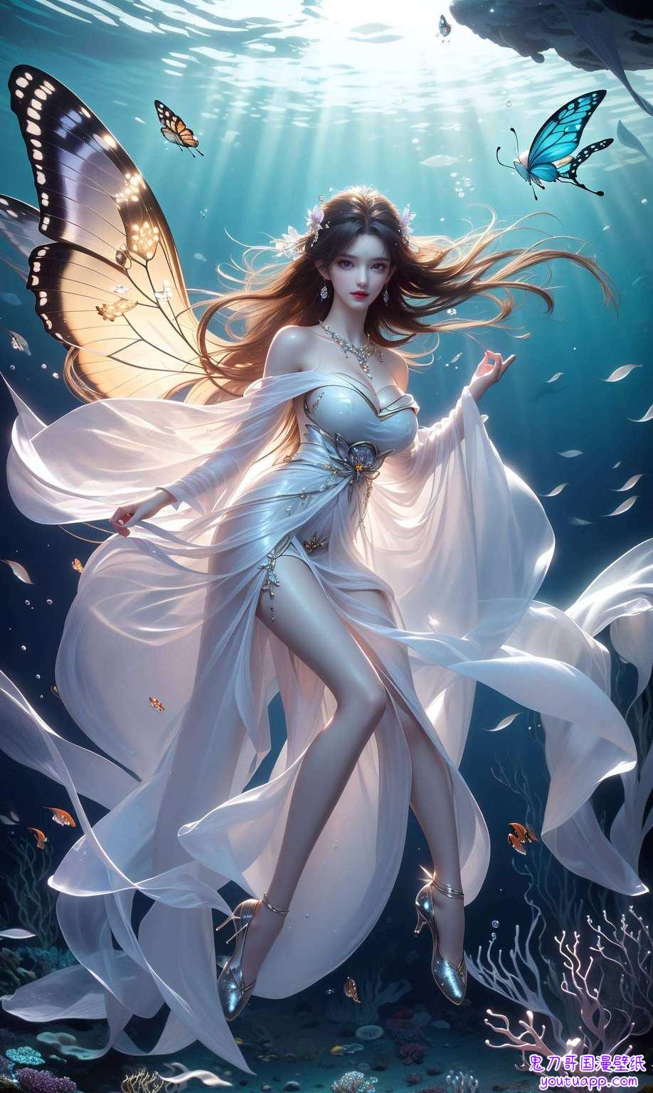 每一个细节国漫女神们的风采在每一幅艺术壁纸间流转