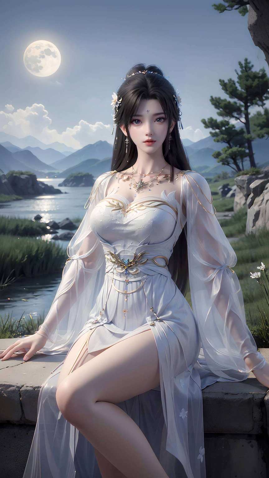 无论是放在电脑还是手机上完美诠释了“国漫美女”这个词