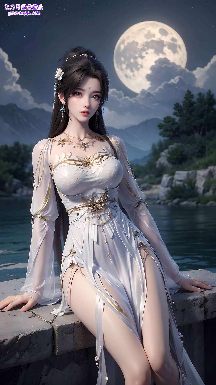 清漪高清壁纸头像里的她