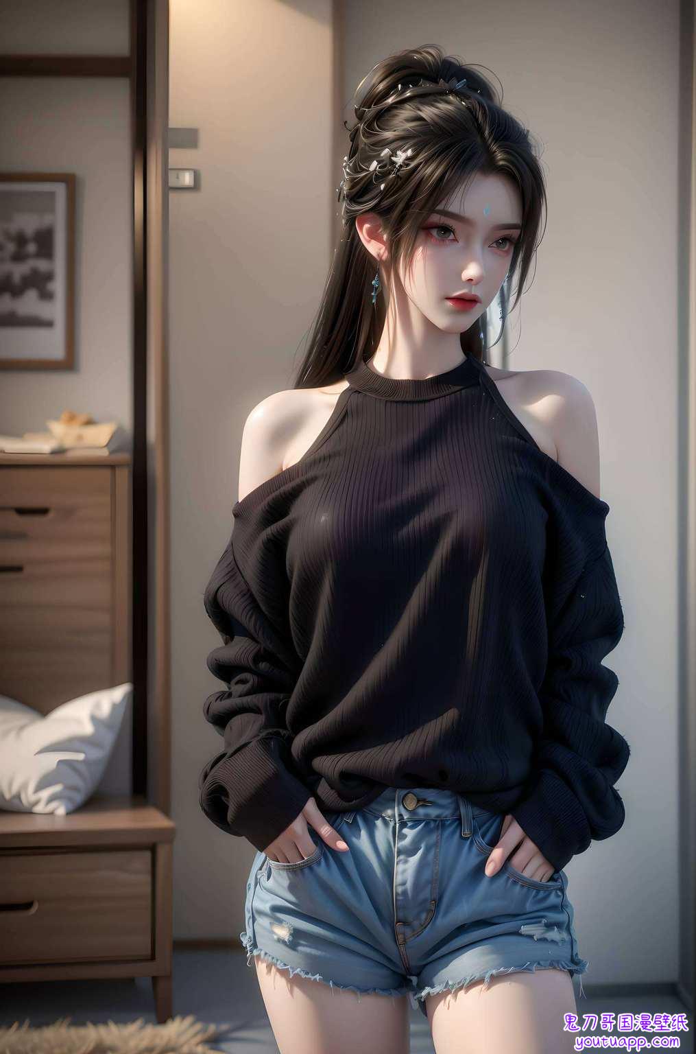 成为无数动漫美女中的独特存在捕捉了她的绝世芳华