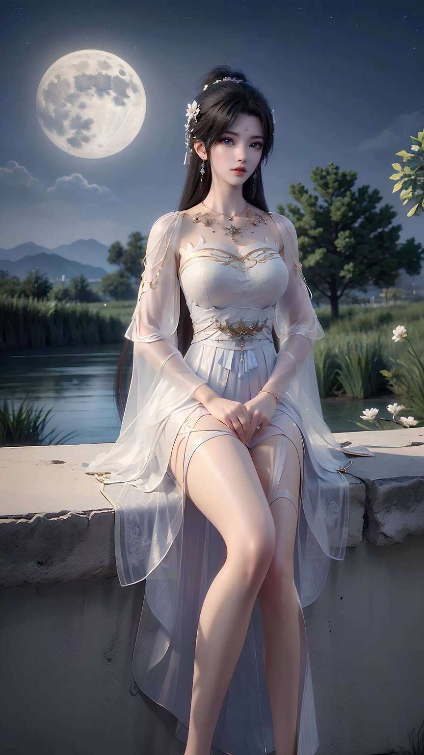 她们的倩影在清漪壁纸中流转犹如梦幻般的国漫美女