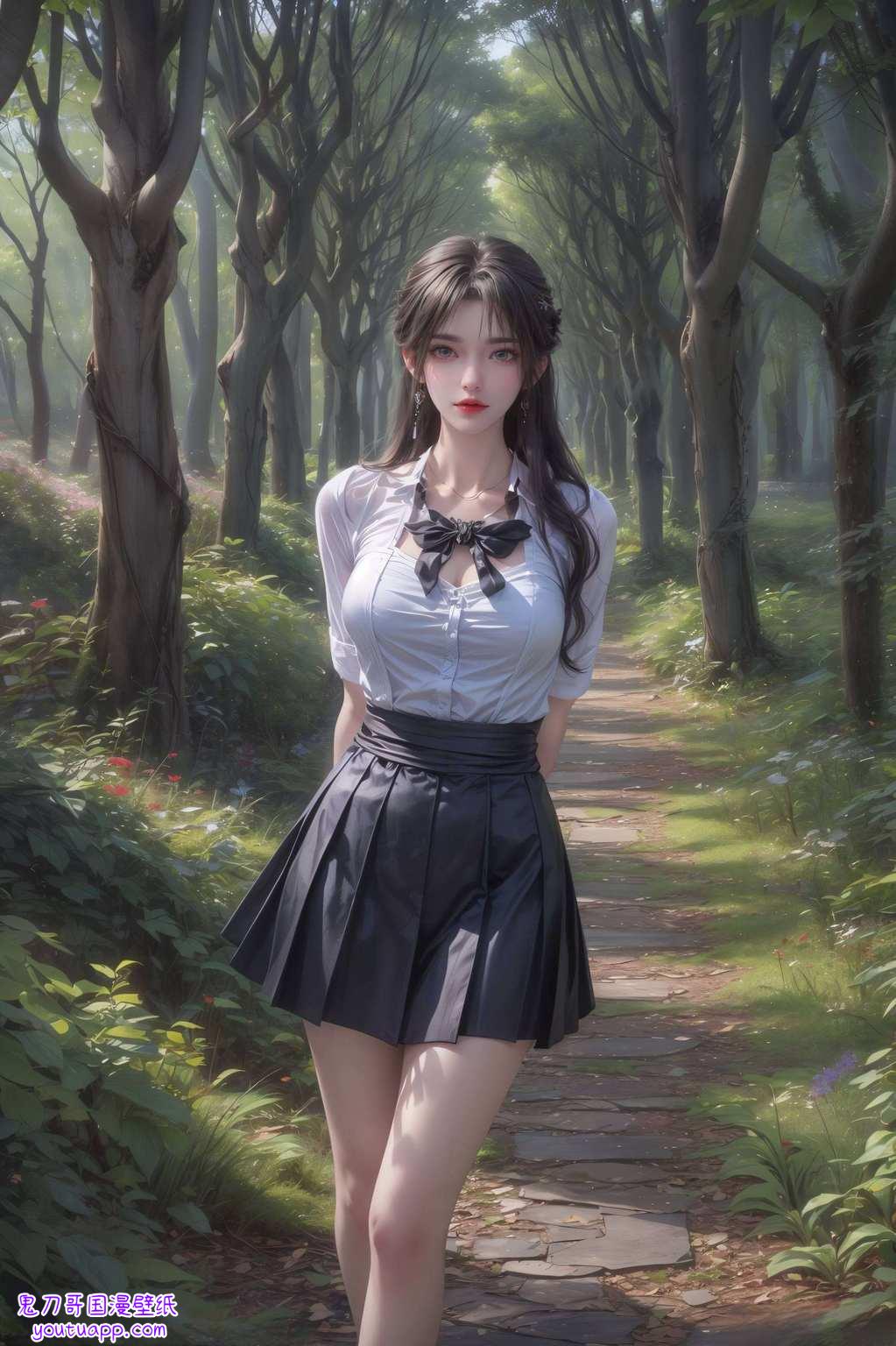 让人一见倾心这位国漫美女在ipad上绽放着她的玄幻魅力