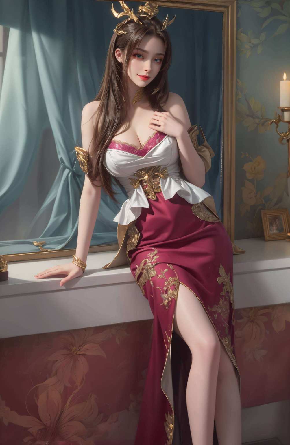 这款天狐仙子魔女睡姿壁纸简直美爆了！高清画质带给你完美世界的视觉享受！快来免费下载