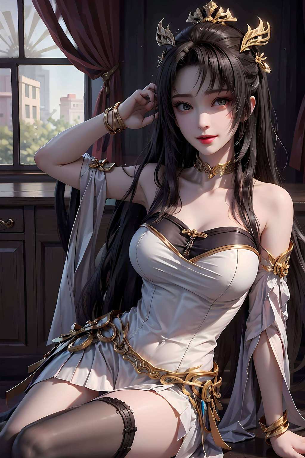 别跑！”嘻嘻各位小伙伴！今儿个给大家介绍一款超级梦幻的壁纸哦——天狐仙子的高清壁纸！这位国漫女神可是美得不要不要的