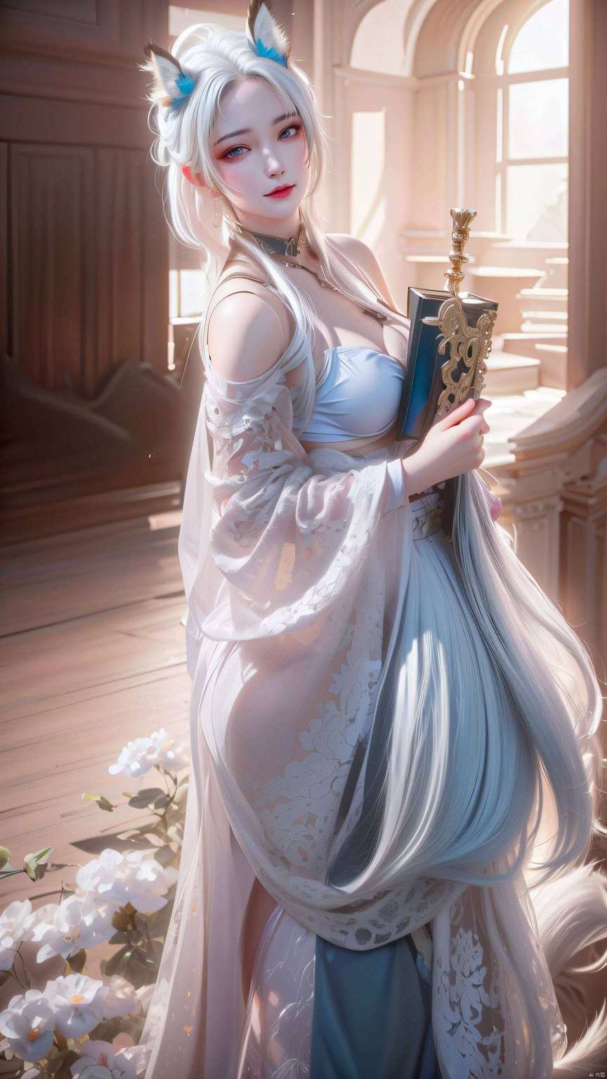 每当看到她婀娜的身影她的每一次眨眼