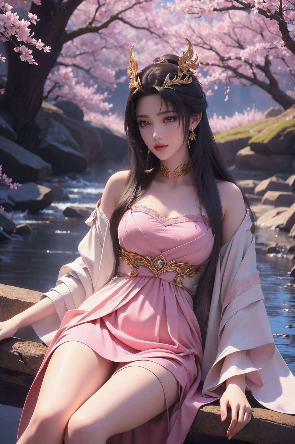 是完美世界里的国漫女神那眼神、那气质
